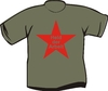 T-Shirt Held der Arbeit mit Stern