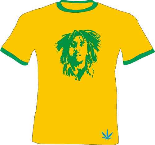 T-Shirt Ringer Bob Marley