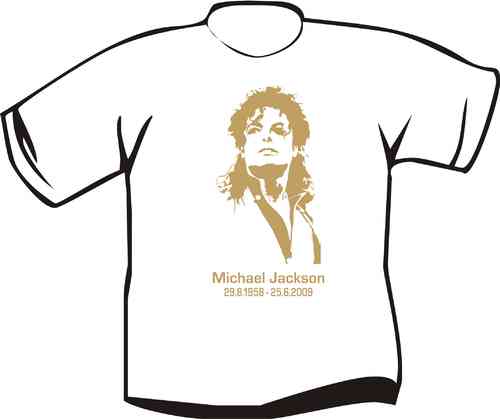 T-Shirt Michael Jackson Kopf 2