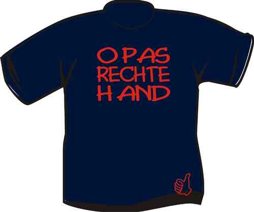 Kinder T-Shirt Opas rechte Hand!