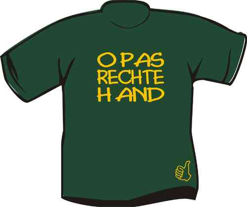 Kinder T-Shirt Opas rechte Hand!
