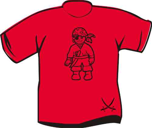 Kinder T-Shirt Piratenjunge