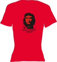 T-Shirt Lady Crew-Neck Che Guevara Kopf