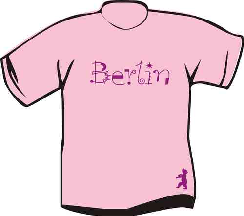 Kinder T Shirt  - Berlin- Schriftzug Scruf