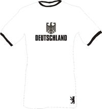 T-Shirt Ringer  Deutschland mit Adler