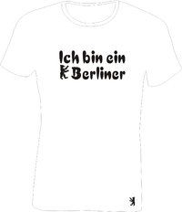 T-Shirt Slim Fit    Ich bin ein Berliner