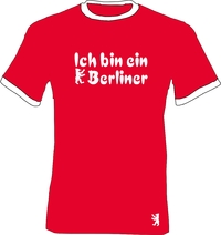 T-Shirt Ringer  Ich bin ein Berliner