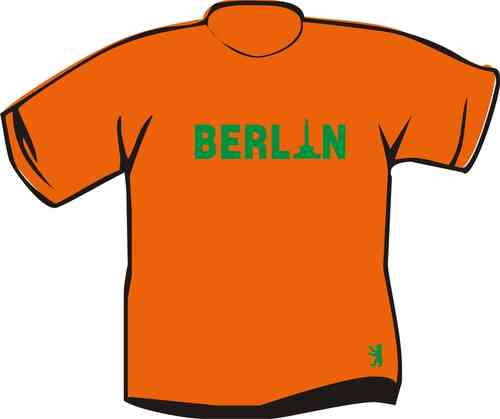 Kinder T-Shirt   -Berlin- Schriftzug mit Siegessäule