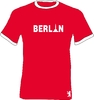 T-Shirt Ringer  -Berlin- Schriftzug mit Siegessäule